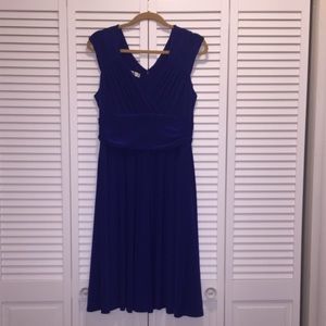 Royal blue Evan-Picone dress